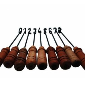 JUEGO DE N°P/M CARAV.A FUEGO 2 CM