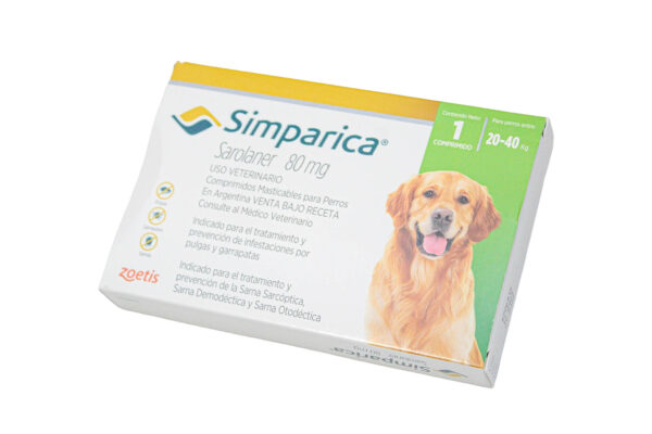 SIMPARICA 80 MG (20 A 40 KG)