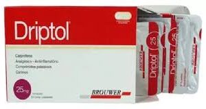 DRIPTOL 25 MG PALAT X 20 COMP